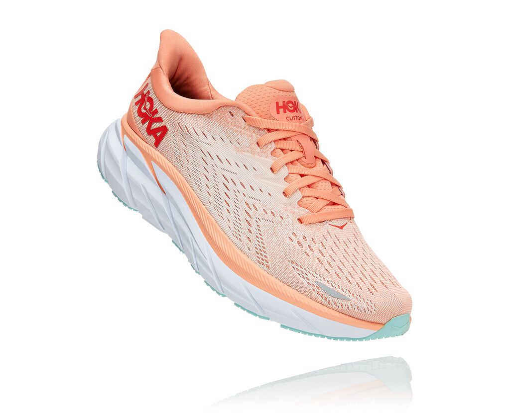 peach‼️ Hoka Bondi 8 Women's Running Shoes, Athletic Shoes, Women